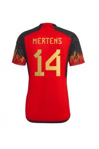 Belgia Dries Mertens #14 Fotballdrakt Hjemme Klær VM 2022 Korte ermer